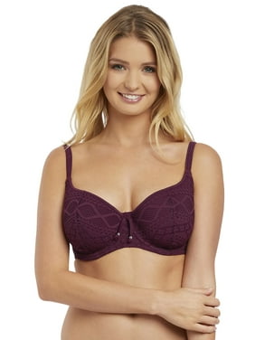 Freya Illusion Underwired Plunge Bikini Top 3128 New Freya Swimwear Black